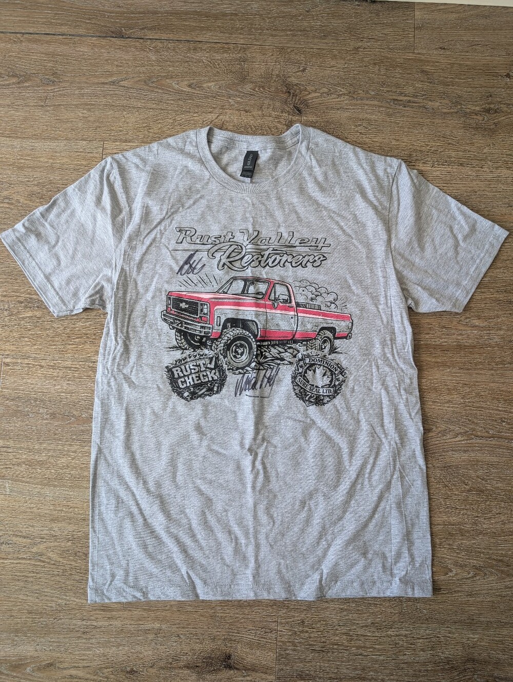 Autographed Rust Valley Restorers Graphic Crewneck T-Shirt